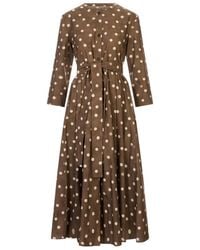 Max Mara - 'S Smmpesche Pattern-Printed Dress - Lyst