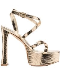 Michael Kors - Buckle-Fastening Platform Sandals - Lyst