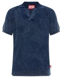 DIESEL - K Scilli Textured Polo Shirt - Lyst