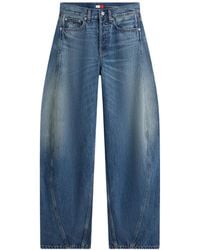 Tommy Hilfiger - Twisted Seam Mid Rise Barrel Jeans - Lyst