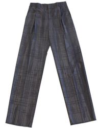 Versace - Striped Casual Pants - Lyst