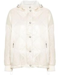 Eleventy - Hooded Padded Jacket - Lyst