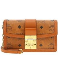 MCM - Tracy Visetos Mini Crossbody Bag - Lyst