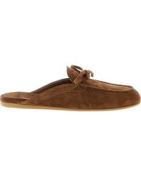 Miu Miu - Logo-Detailed Slip-On Mules - Lyst