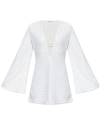 Oséree - Paillettes Ring-Detail Mini Dress - Lyst