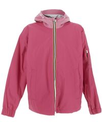 K-Way - Rd Zip-Up Hooded Jacket - Lyst