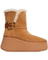 Chloé - Chloé Nama Ankle Boots - Lyst