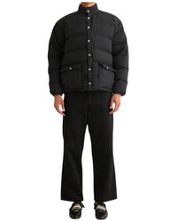Bode - Burlington Long-Sleeved Down Jacket - Lyst