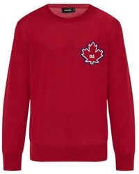 DSquared² - Embroidered Logo Jumper - Lyst