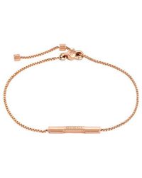 Gucci - Link To Love Bracelet With Bar - Lyst