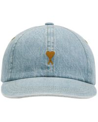 Ami Paris - Ami De Coeur Curved Peak Cap - Lyst