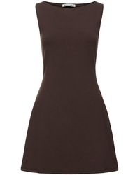 Reformation - Nataly Cotton Blend Knit Mini Dress - Lyst