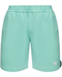 Versace - Medusa-Patch Elasticated Waistband Shorts - Lyst