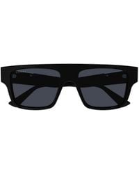 Gucci - Eyewear Rectangular Frame Sunglasses - Lyst