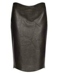 Alaïa - Alaïa Midi Pencil Skirt - Lyst