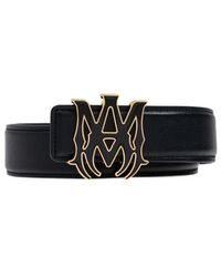 Amiri - Logo Plaque Buckle Belt - Lyst