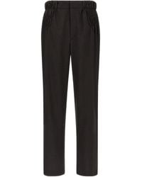 Kiko Kostadinov - Minna Smocked Wide-Leg Pants - Lyst