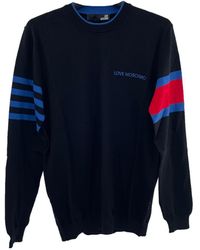 Moschino - Round-Collar And Long-Sleeved Sweater - Lyst