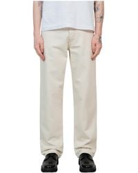 sunflower - Logo Patch Straight-Leg Jeans - Lyst