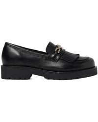 Twinset - Logo-Chain Slip-On Tassel Loafers - Lyst