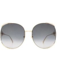 Gucci - Eyewear Round Frame Sunglasses - Lyst
