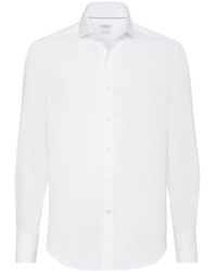 Brunello Cucinelli - Button-Up Long-Sleeved Shirt - Lyst
