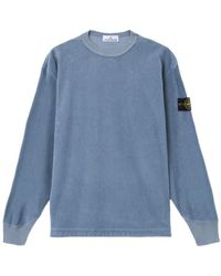Stone Island - Logo-Patch Sweater - Lyst