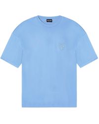 Giorgio Armani - Logo Embroidered Crewneck T-Shirt - Lyst