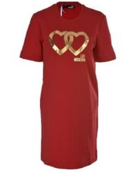 Moschino - A Printed Dress - Lyst