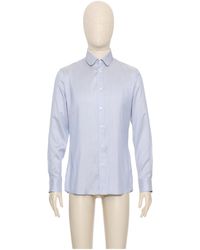 Valentino - Striped Silk Shirt - Lyst