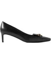 KHAITE - Celia Pocket Buckle Square-Toe Pumps - Lyst