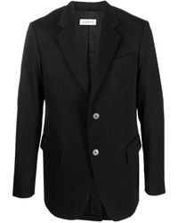Lanvin - Single-Breasted Long-Sleeved Blazer - Lyst