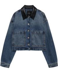 Anine Bing - Long-Sleeve Denim Jacket - Lyst
