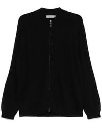 Canali - Wool-Blend Zip-Up Cardigan - Lyst