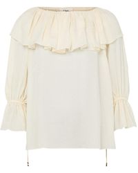 Chloé - Ruffled Cover-Up - Lyst