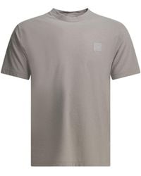 Stone Island - Logo Patch Crewneck T-Shirt - Lyst