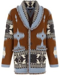 Alanui - Icon Fringed Jacquard Cardigan - Lyst