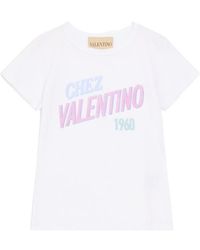 Valentino - Chez 1960 Printed Crewneck T-Shirt - Lyst