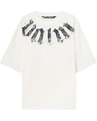 Palm Angels - Big Neck Logo Loose Fit T-Shirt - Lyst