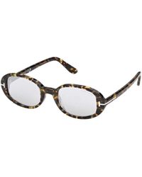 Tom Ford - Eyewear Iggy Oval Frame Sunglasses - Lyst