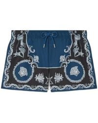 Versace - Baroque Print Swim Shorts - Lyst