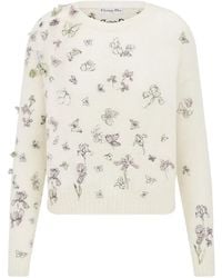 Dior - Embroidered Sweater - Lyst