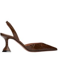 AMINA MUADDI - Holli Sling 70 Pointed-Toe High-Heeled Sandals - Lyst