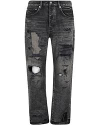 Purple Brand - Distressed Blowout Jeans - Lyst