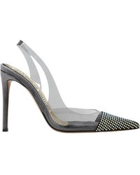 Alexandre Vauthier - Amber Embellished Slingback Pumps - Lyst