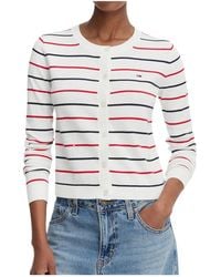 Tommy Hilfiger - Long-Sleeve Knit Cardigan - Lyst
