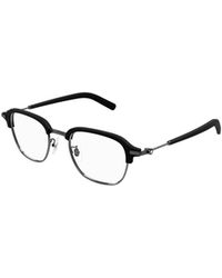 Montblanc - Eyewear Square Frame Glasses - Lyst