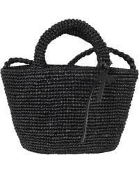 Manebí - Manebí Woven Raffia Shoulder Bag - Lyst