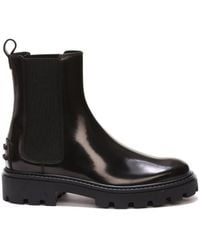 Tod's - Studded Chelsea Slip-On Boots - Lyst