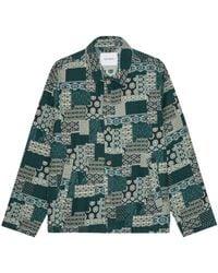 Les Deux - Ian Jacquard Long-Sleeved Jacket - Lyst